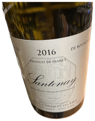 santenay blanc marc colin