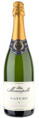 spumante monsupello brut nature metodo classico  